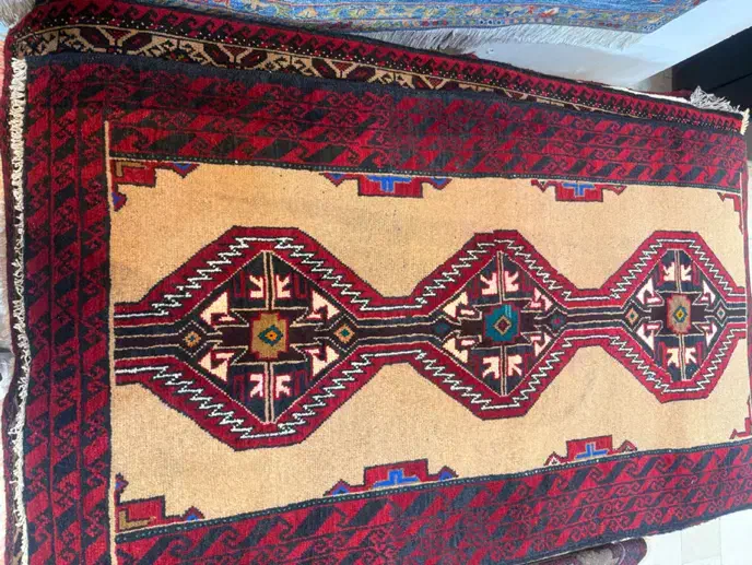 قالیچه بلوچ سایز دو در یک|فرش|تهران, باغ فیض|دیوار