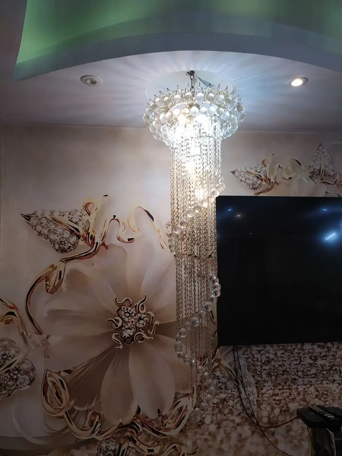 لوستر|لوستر و چراغ آویز|شهر ری, علایین|دیوار