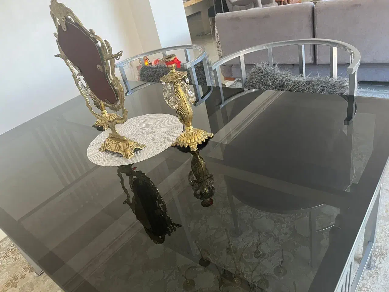 میز غذاخوری مدل شاه نشین ۴ نفره|میز و صندلی غذاخوری|سهند, |دیوار