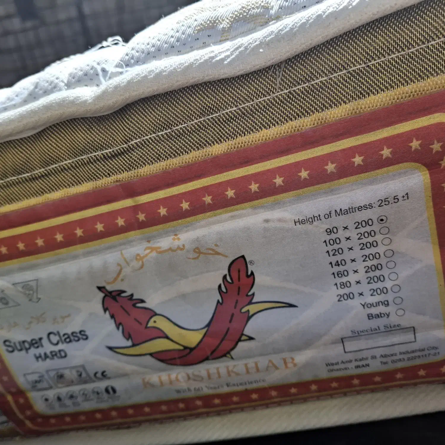 تشک تخت یک نفره کاملا سالم|تشک تختخواب|کوهسار (البرز), |دیوار