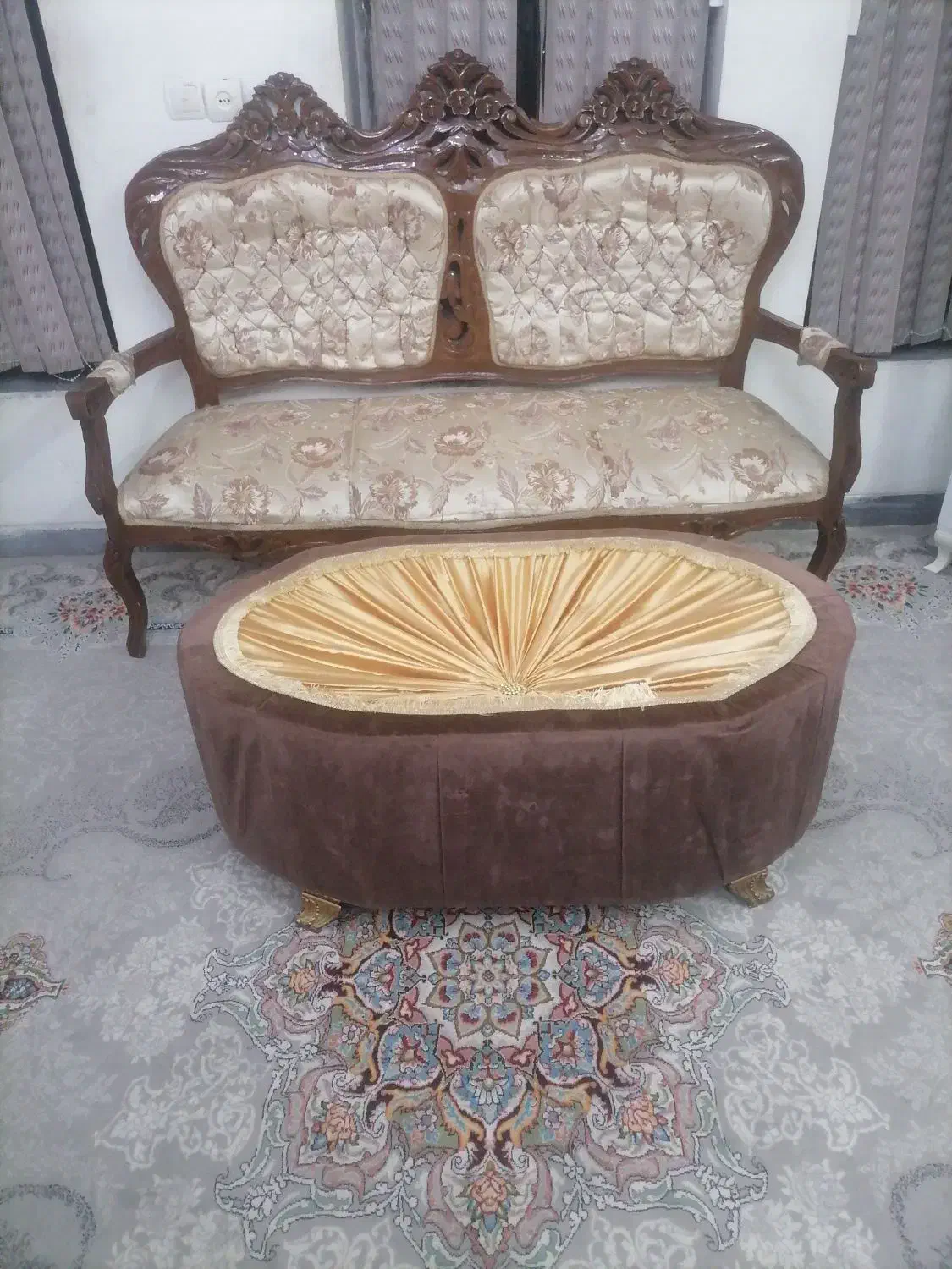 مبل استیل 7نفره|مبلمان خانگی و میز عسلی|شیراز, ریاستی|دیوار