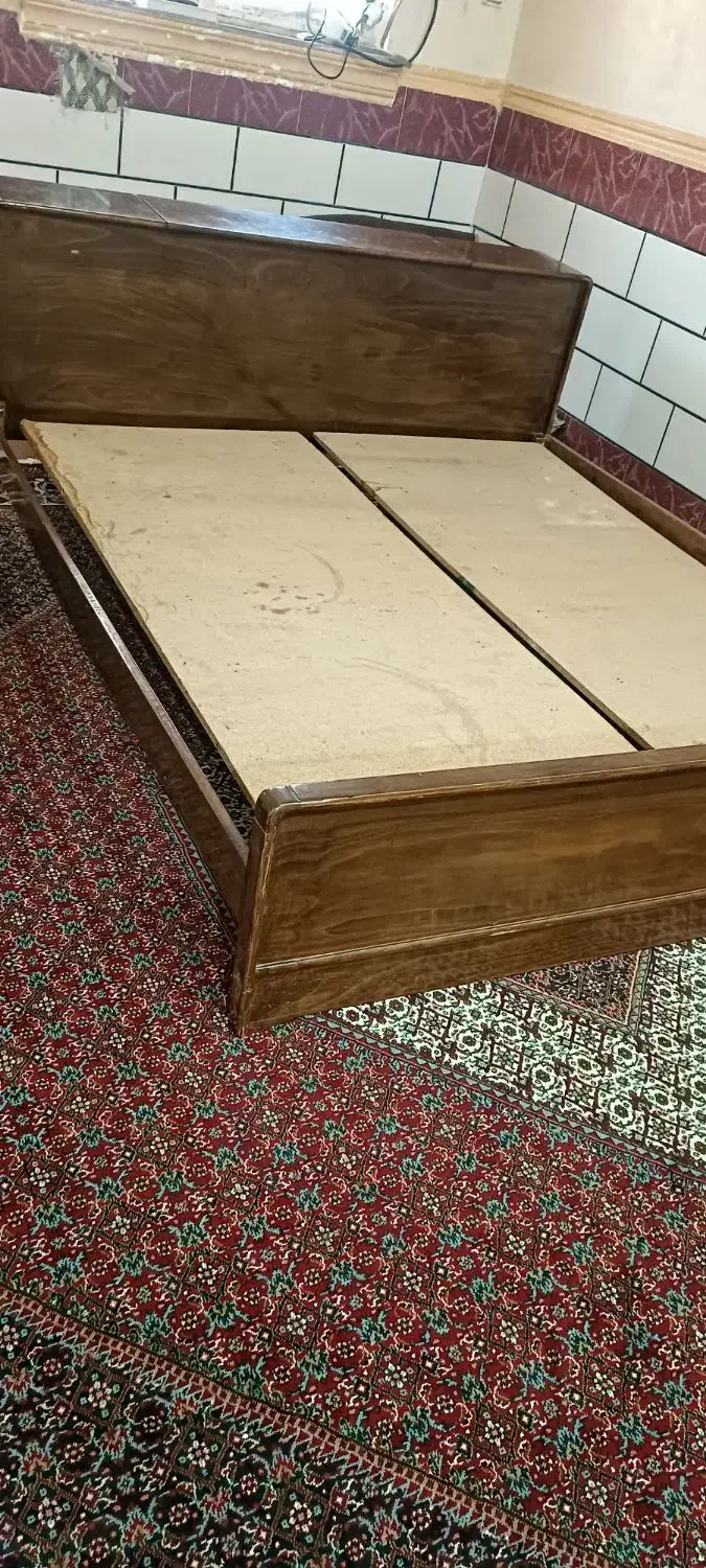 تخت دو نفره|تخت و سرویس خواب|کارون, |دیوار