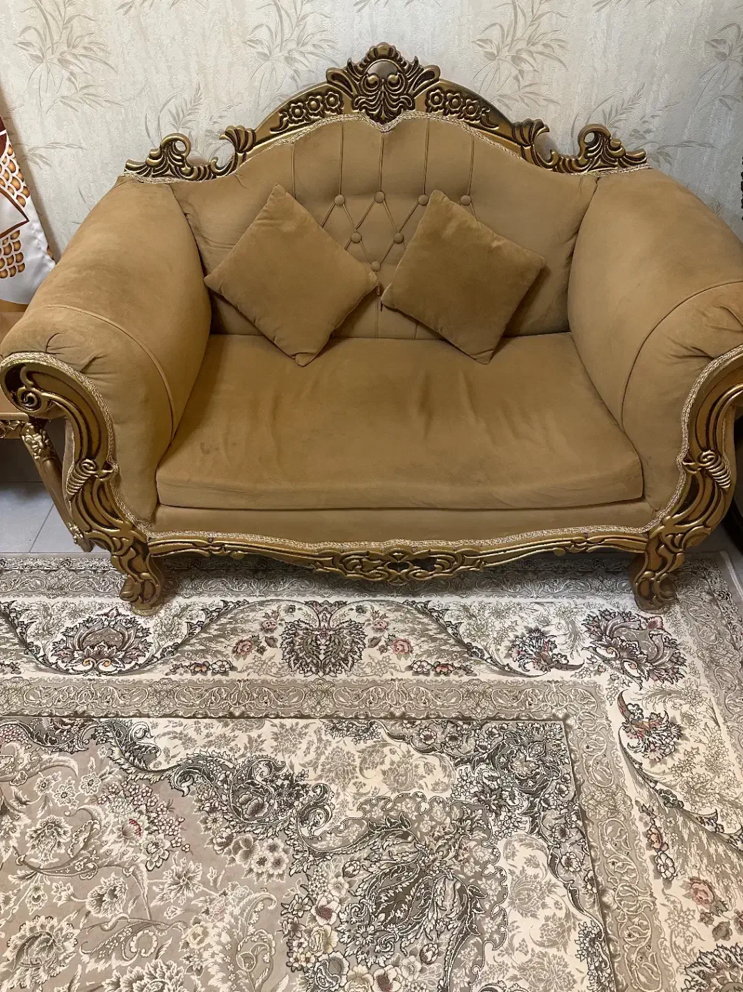 مبلمان هفت نفره استیل( مدل ژاکلین)|مبلمان خانگی و میز عسلی|تهران, قصر فیروزه ۲|دیوار