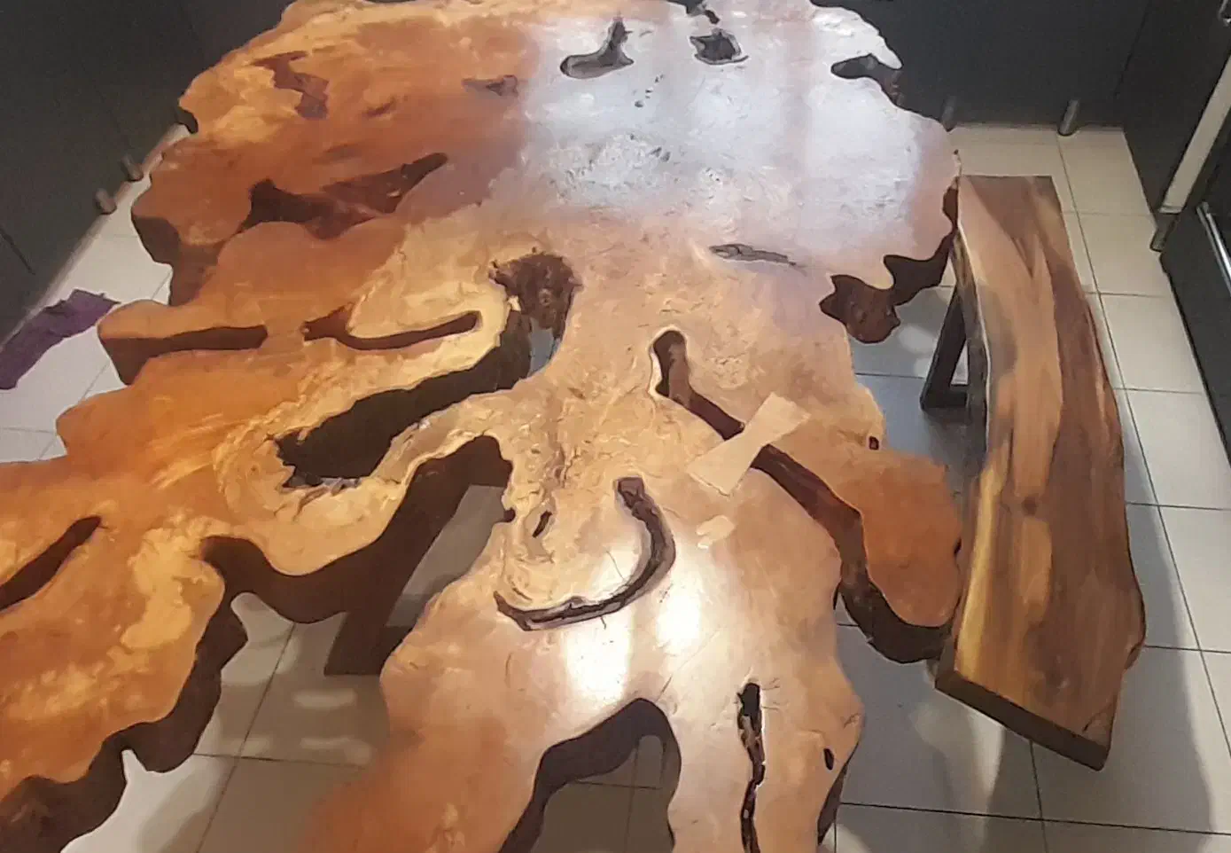 میز روستیک|میز و صندلی غذاخوری|تهران, زرکش|دیوار