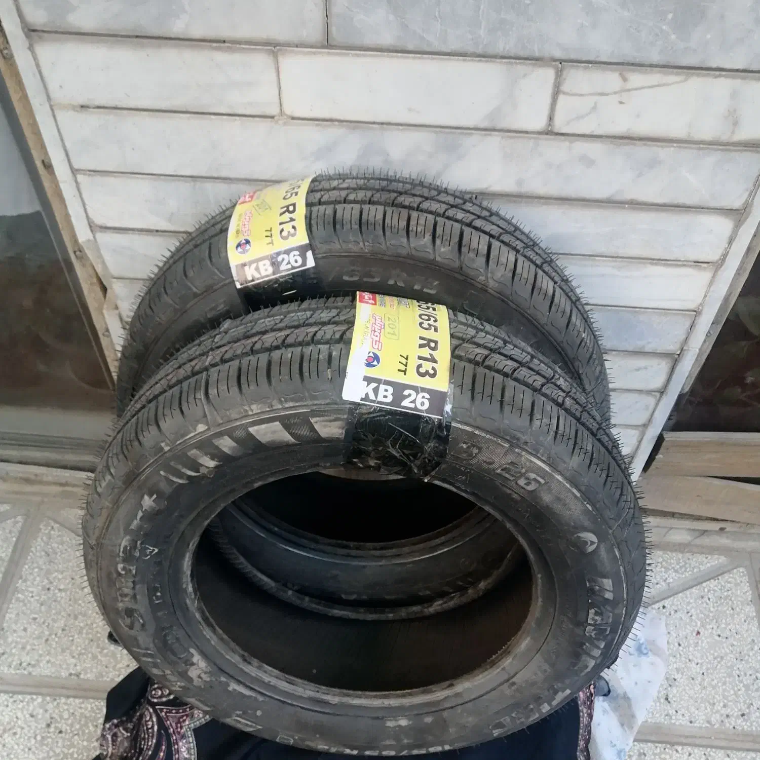 جفت لاستیک پراید نو  کویر تایر|قطعات یدکی و لوازم جانبی|کاشمر, |دیوار