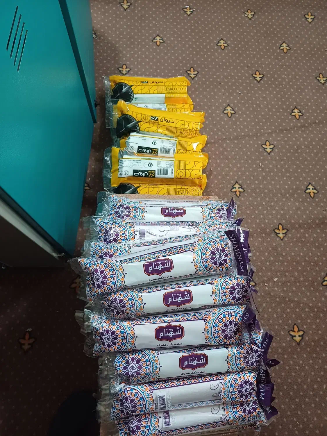 فروش سفره یکبار مصرف وکیسه زباله و فریزر رولی|سفره، حوله، دستمال آشپزخانه|بروجرد, |دیوار