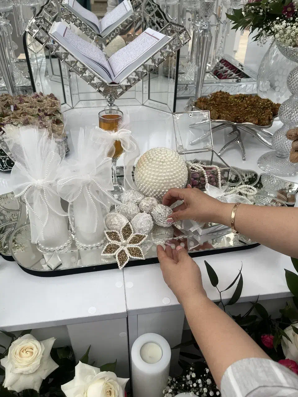 دیزاین واجاره سفره عقد .نامزدی. تم تولد .گل ارایی|خدمات پذیرایی، مراسم|رشت, بلوار گیلان|دیوار