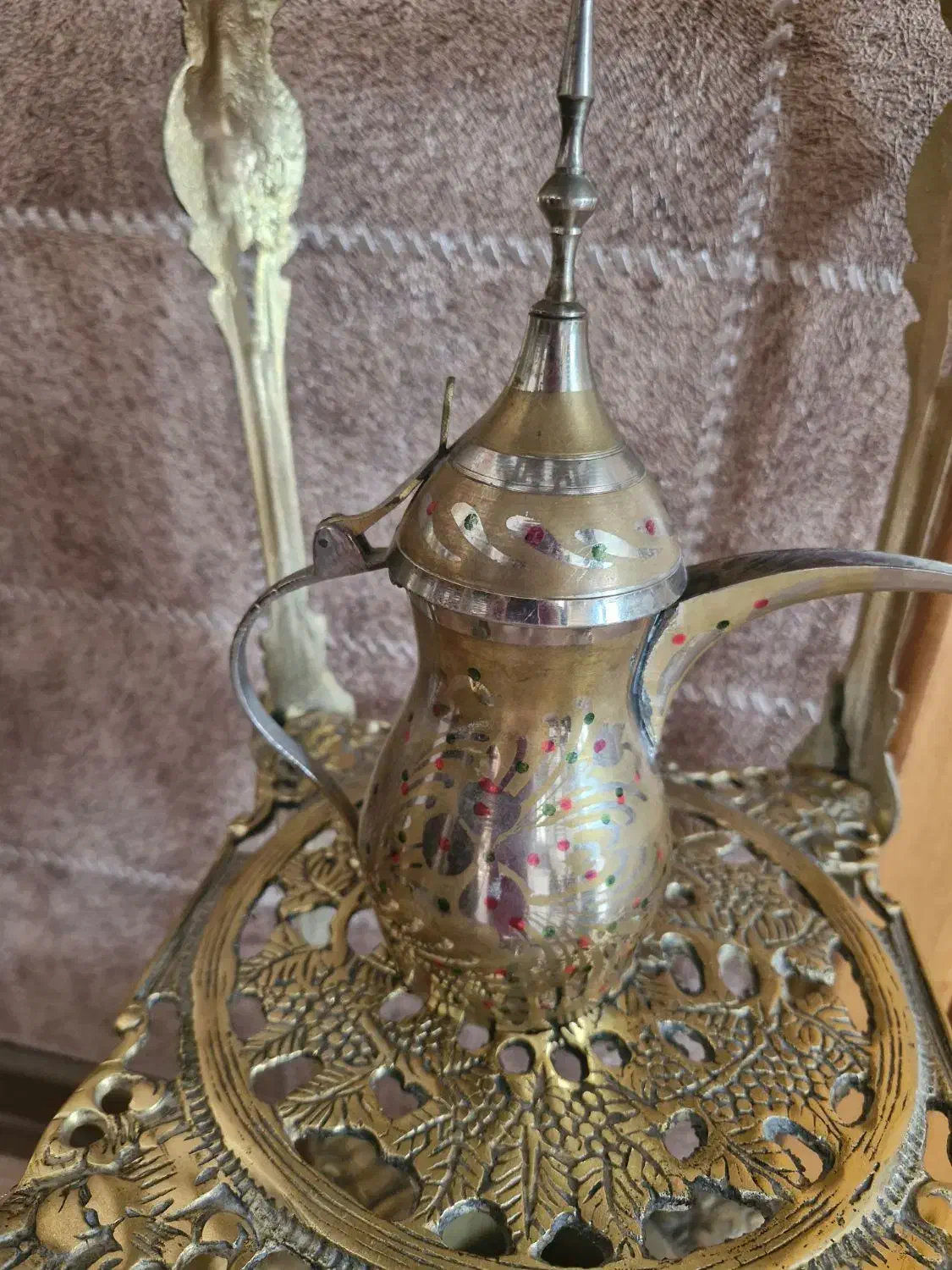 دکوری برنجی خارجی|کلکسیون اشیاء عتیقه|پردیس, فاز ۳|دیوار