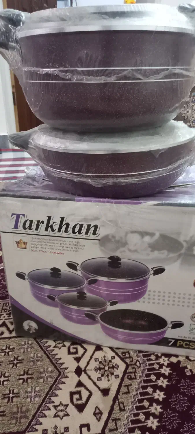 قابلمه تفلون ۷پارچه|ظروف پختوپز|قم, کیوانفر|دیوار
