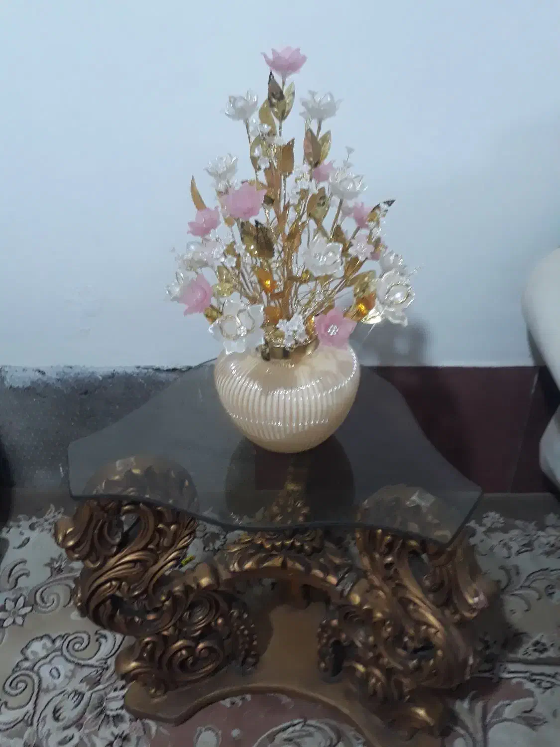 گل کرستال|صنایع دستی و سایر لوازم تزئینی|قم, امامزاده ابراهیم|دیوار