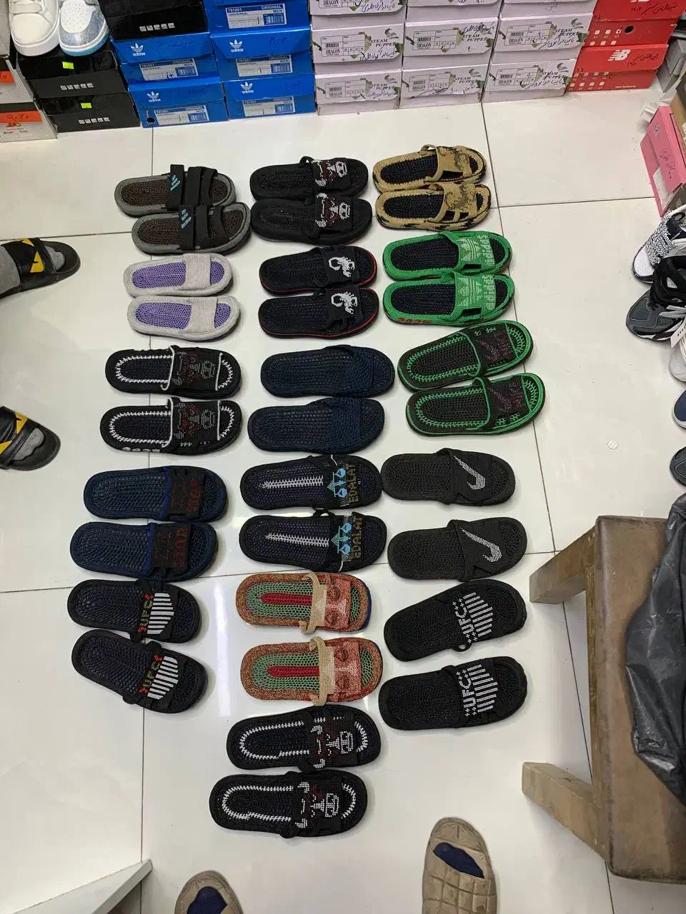 دمپایی زندان بافت|کیف، کفش، کمربند|گنبد کاووس, |دیوار