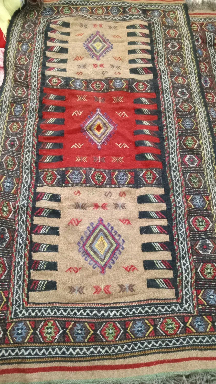 ۲ عدد گلیم|گلیم، جاجیم، گبه|بجنورد, |دیوار