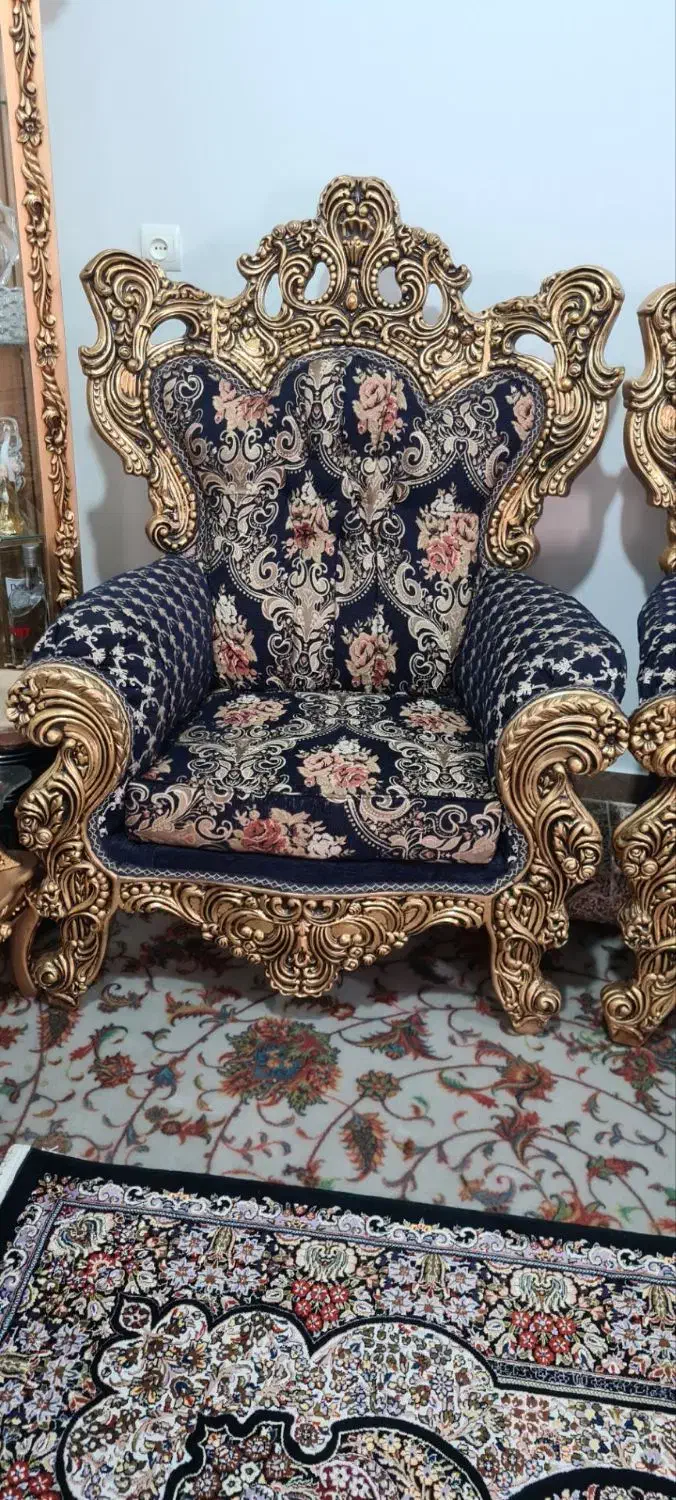 فروش مبل سلطنتی بوفه ساعت|مبلمان خانگی و میز عسلی|دورود, |دیوار