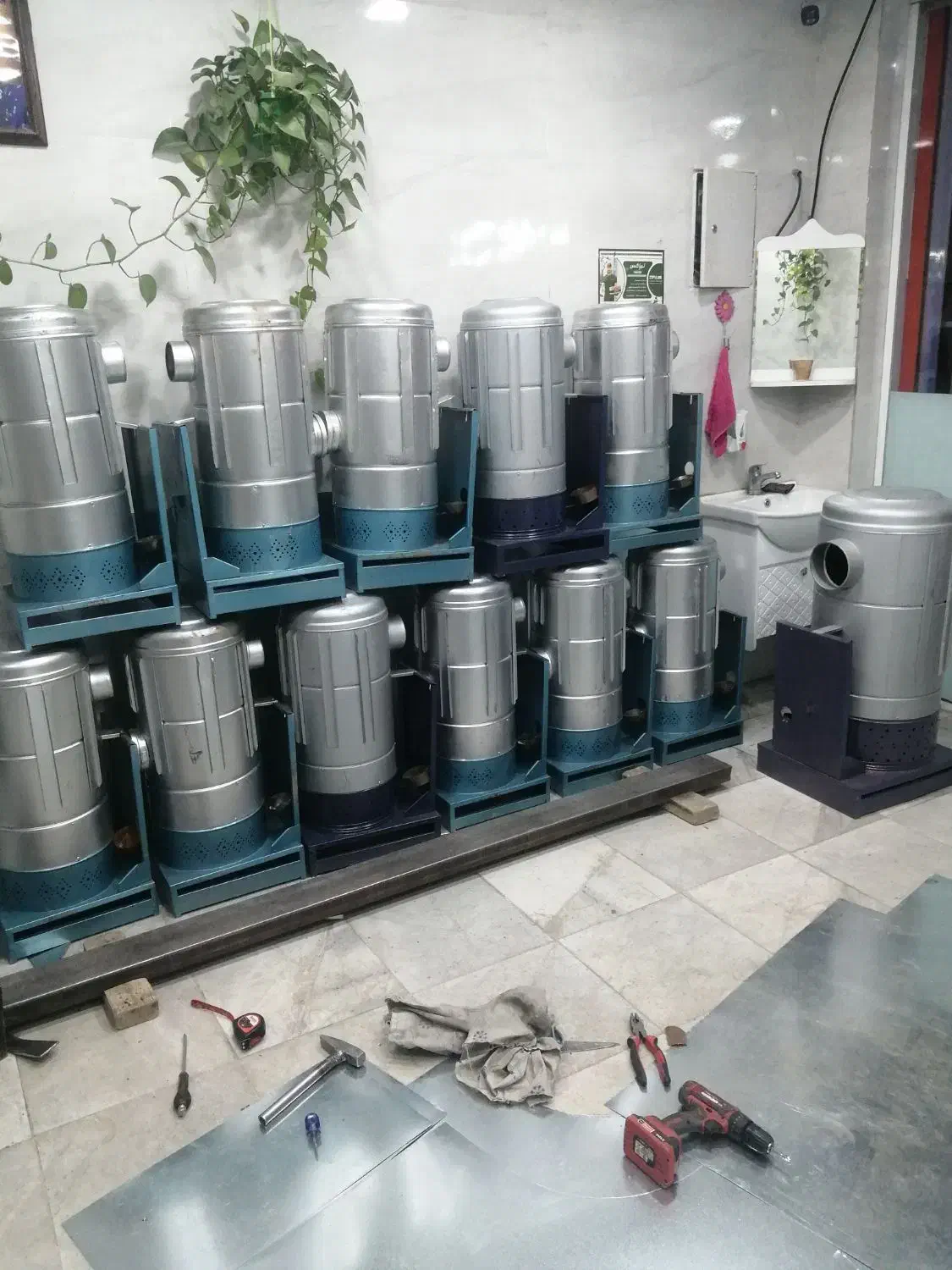 بخاری نفتی|بخاری، هیتر، شومینه|استهبان, |دیوار