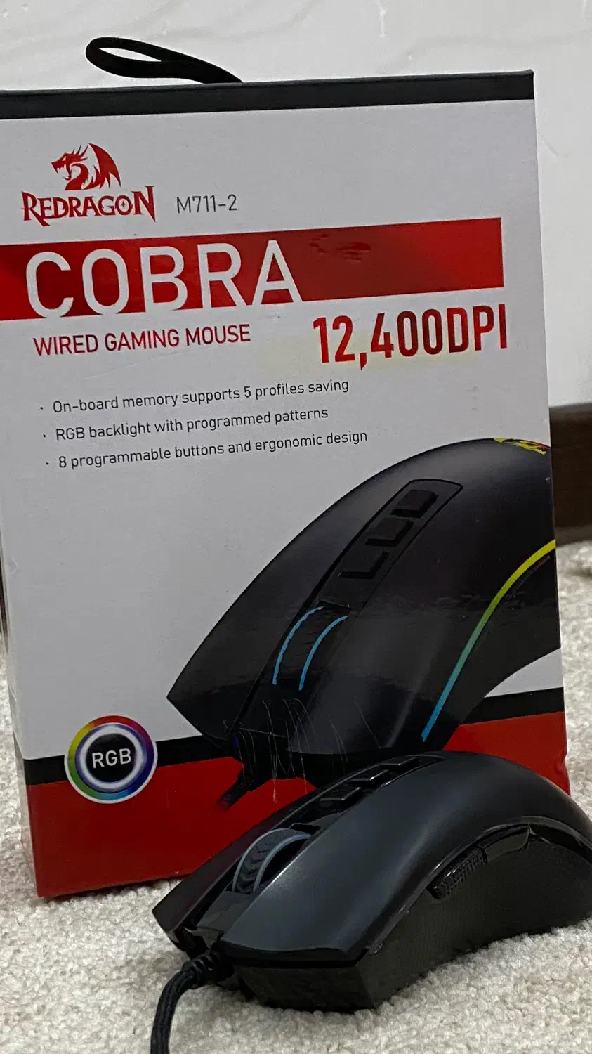 موس گیمینگ رددراگون مدل cobra m711|قطعات و لوازم جانبی رایانه|بندر ترکمن, |دیوار