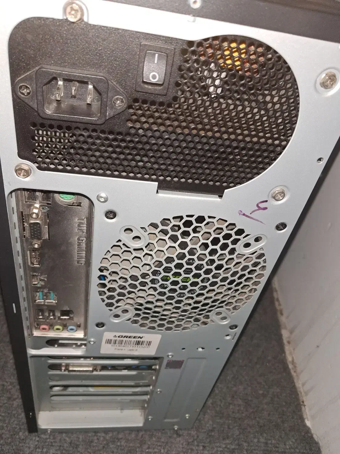 فروش کیس سیستم کامپیوتر گیمینگ خانگی pc case|رایانه رومیزی|چالوس, |دیوار