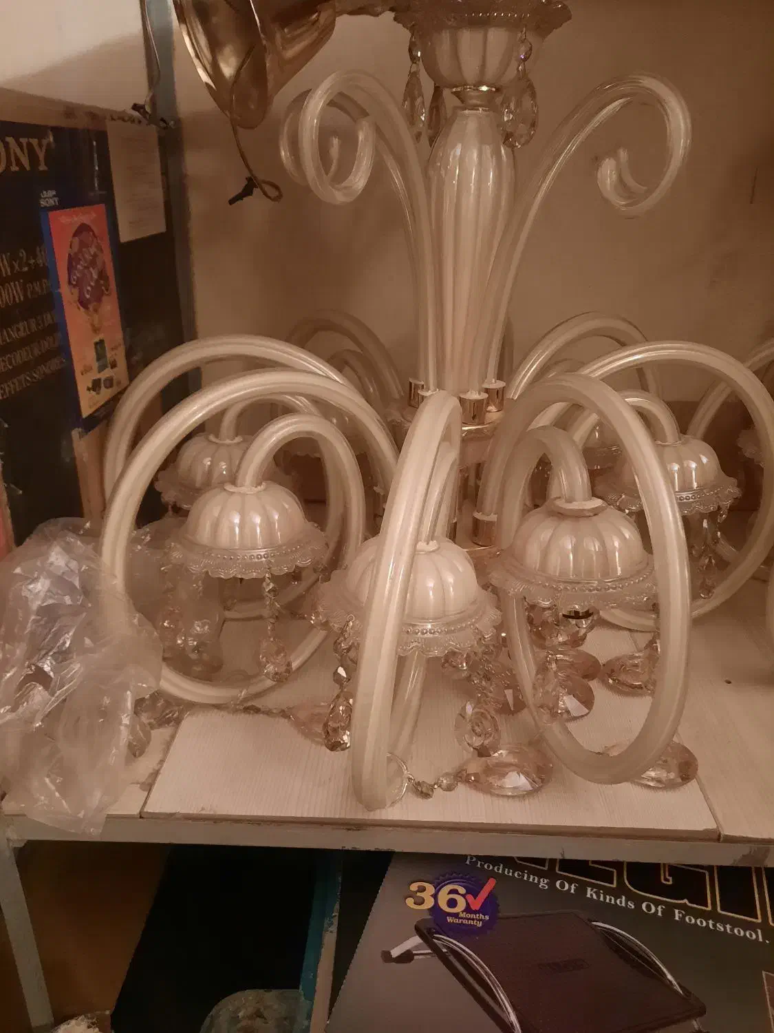 لوستر  ۸ شاخه ۲ عدد|لوستر و چراغ آویز|تهران, پونک|دیوار