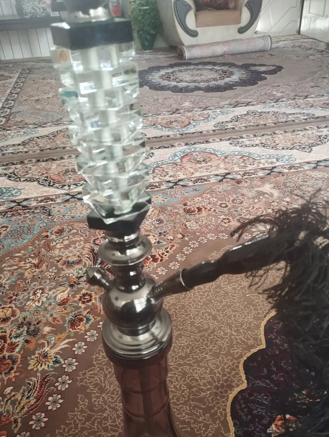 درود..یک عدد قلیان کریستال بسیار شیک ونونو|کلکسیون و سرگرمی|نجفآباد, فاز ۳ شهرک آزادگان|دیوار