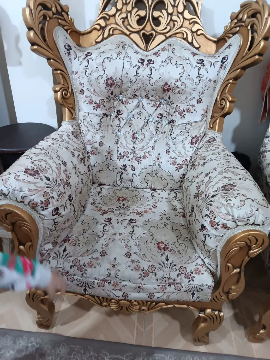 مبل سلطنتی ۷نفره|مبلمان خانگی و میز عسلی|آبیک, |دیوار