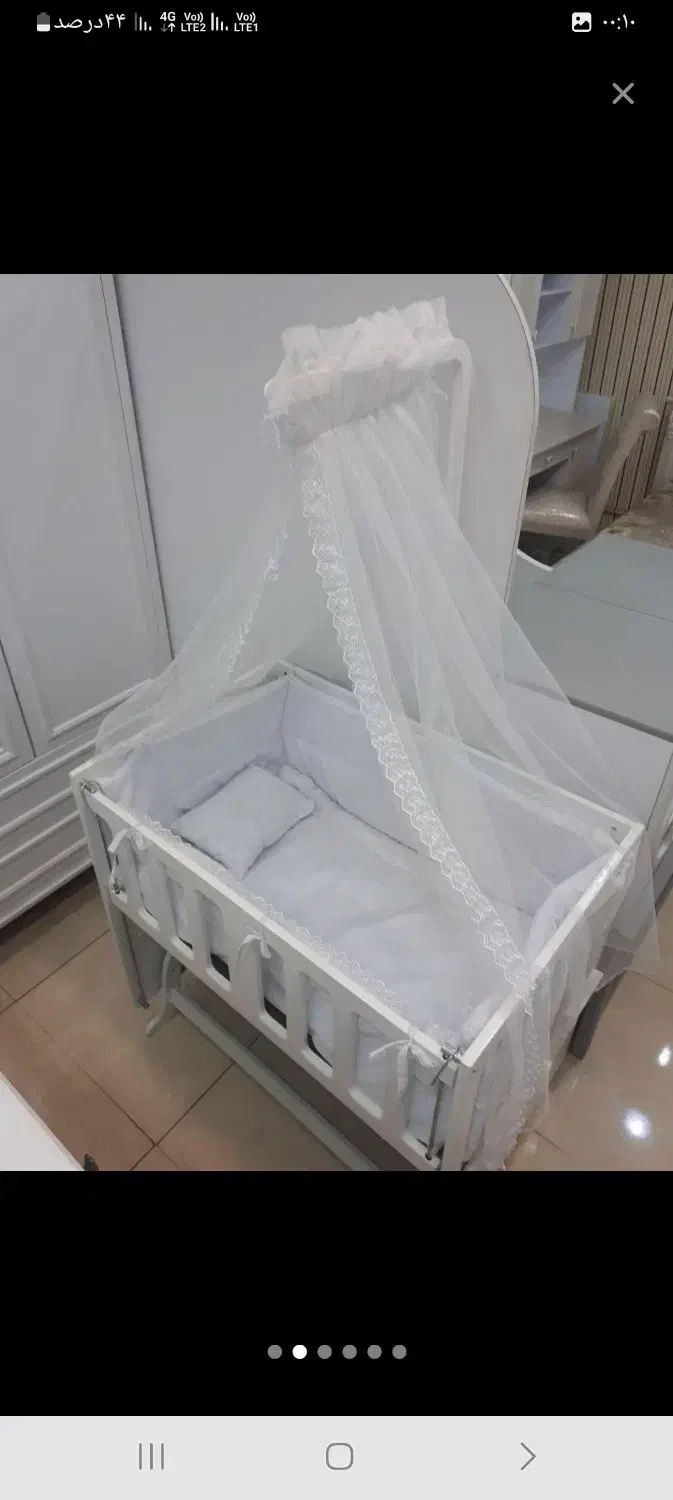 تخت کنار مادر گهواره ای نو|تخت و سرویس خواب|تهران, مشیریه|دیوار