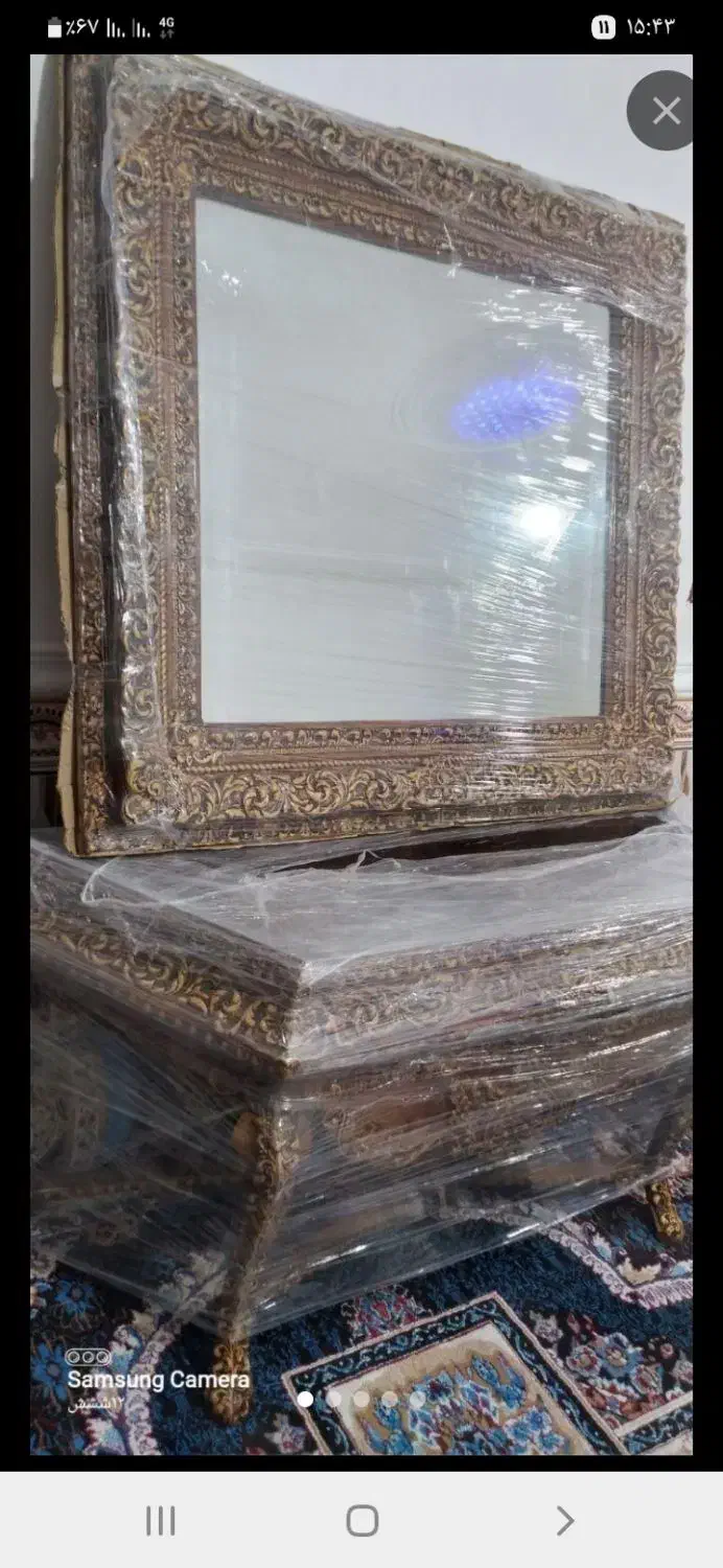 اینه کنسول و میزی ال ای دی ست نو نو مناسب جهاز|بوفه، ویترین، کنسول|یاسوج, |دیوار