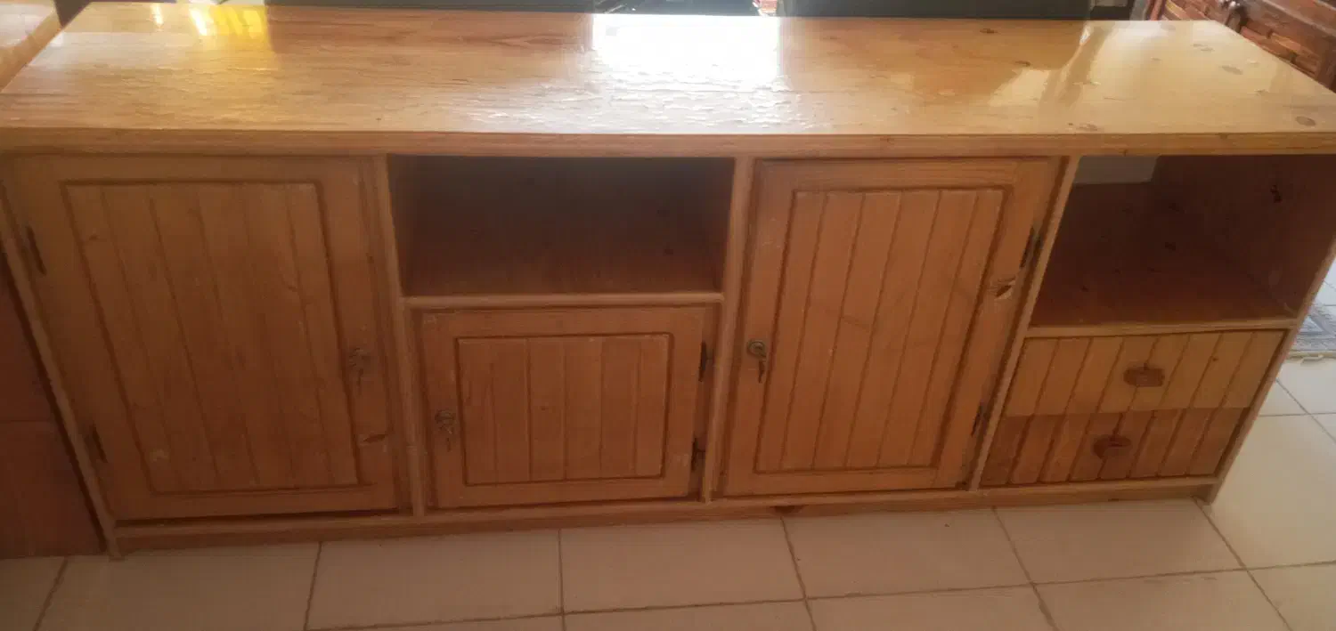 بوفه چوب روس|بوفه، ویترین، کنسول|شاهینشهر, شهرک گلدیس|دیوار