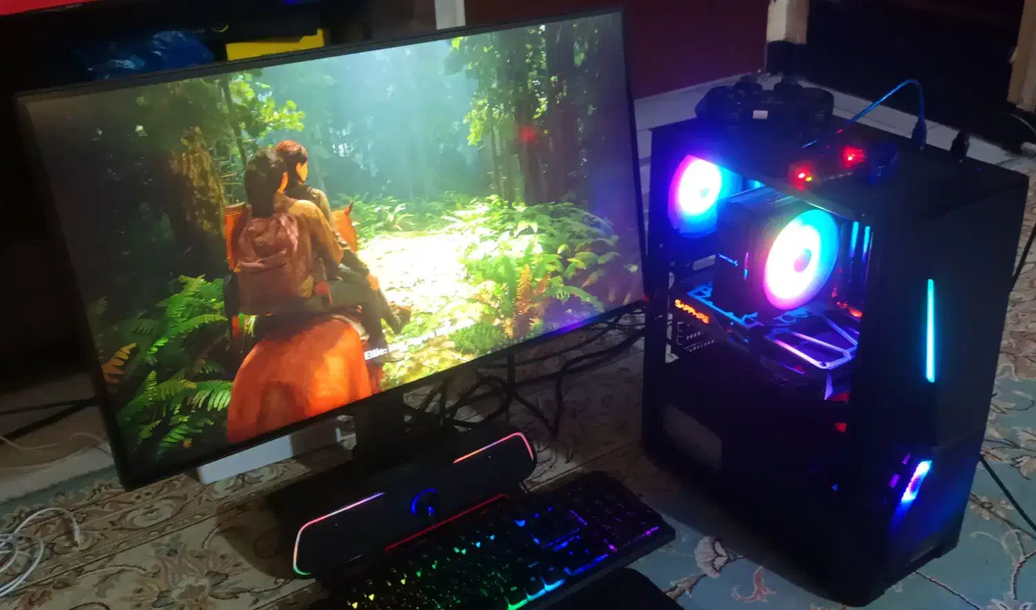 کیس گیمینگ با قطعات گیمینگ، Ryzen 5500 و RX 5500XT|رایانه رومیزی|تهران, نیروی هوایی (پیروزی)|دیوار