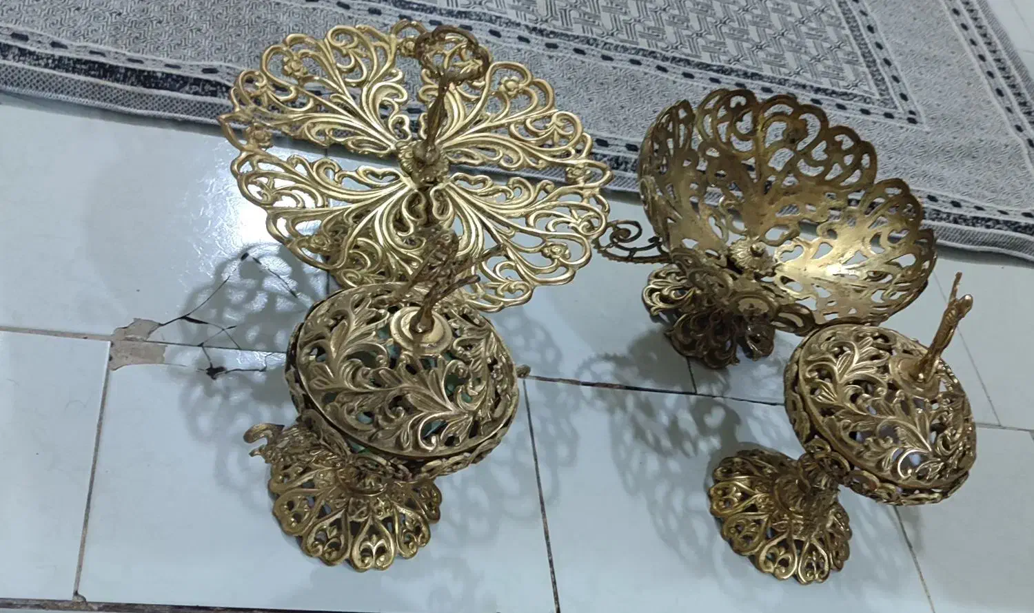 میوه خوری شیرینی خوری و شوکولات خوری برنز|ظروف سرو و پذیرایی|اراک, |دیوار