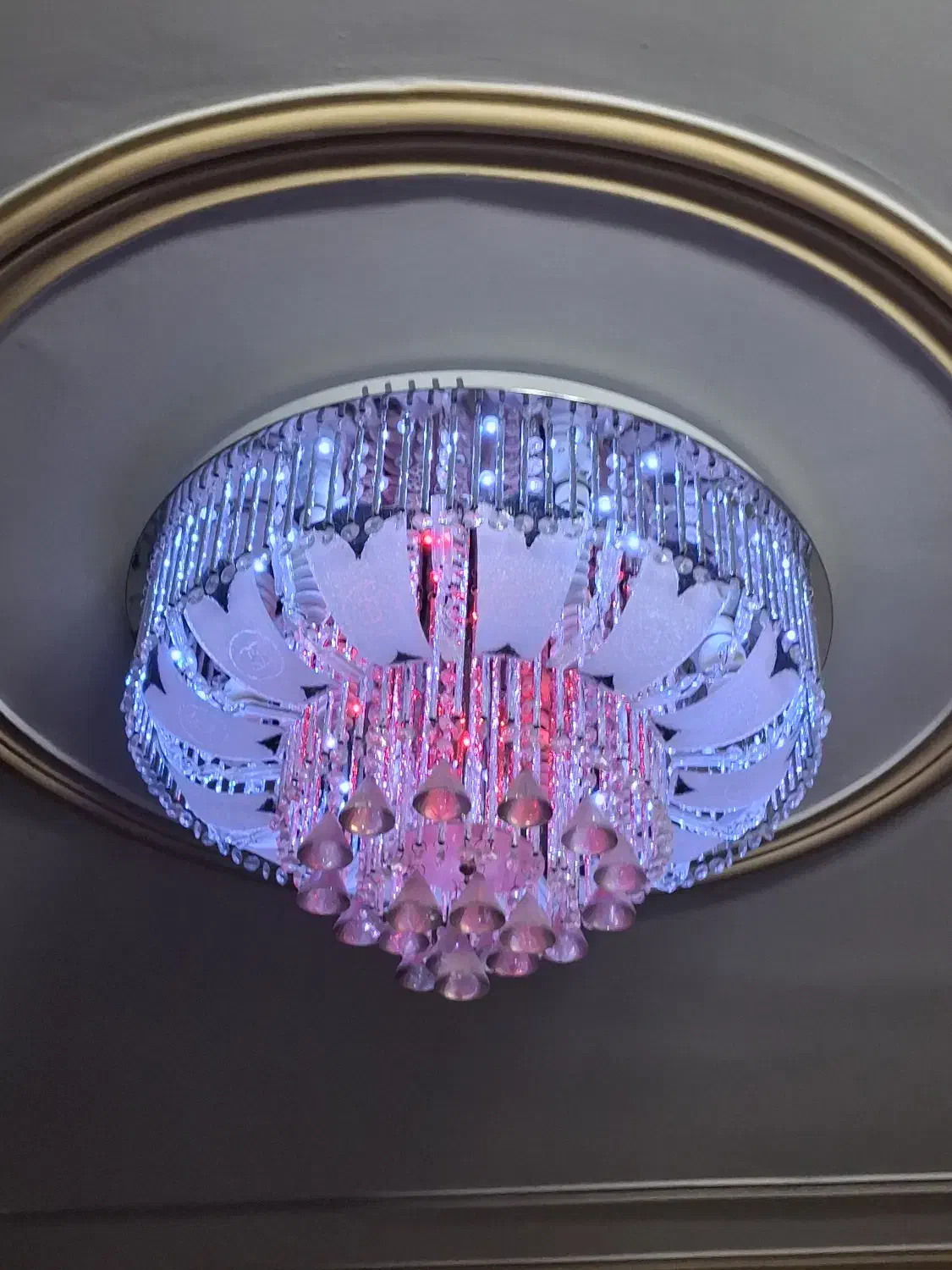 3 عدد لوستر سقفی کریستالی|لوستر و چراغ آویز|دامغان, |دیوار