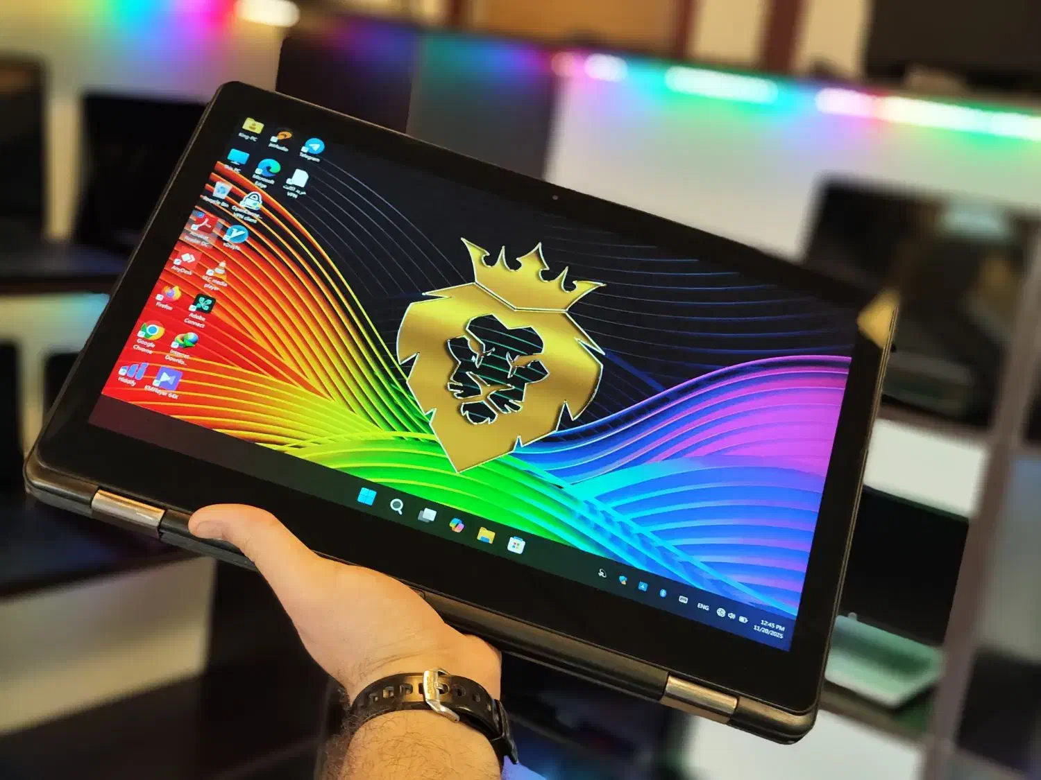 دل لوکس تبلت‌ شو 15 اینچ Core-i7 صفحه 4K همه کاره|رایانه همراه|تهران, بلوار کشاورز|دیوار