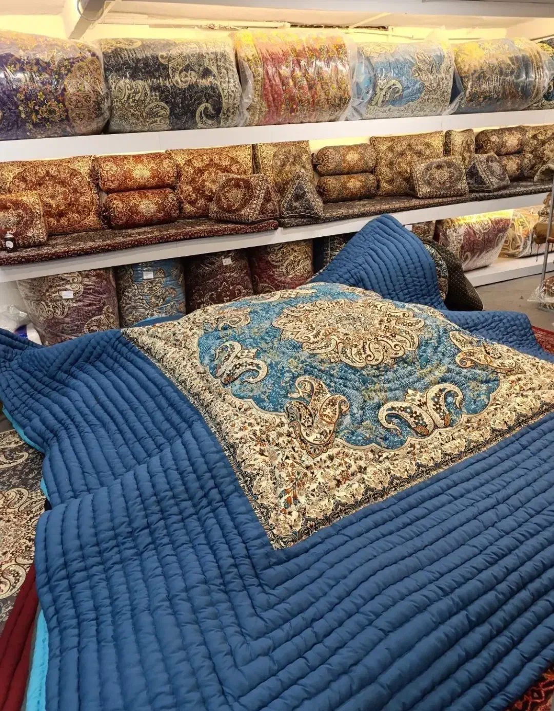 لحاف کرسی کلیر دار سفارشی با متریال اعلا ابعاد4در4|رختخواب، بالش، پتو|تهران, شهید رجایی|دیوار