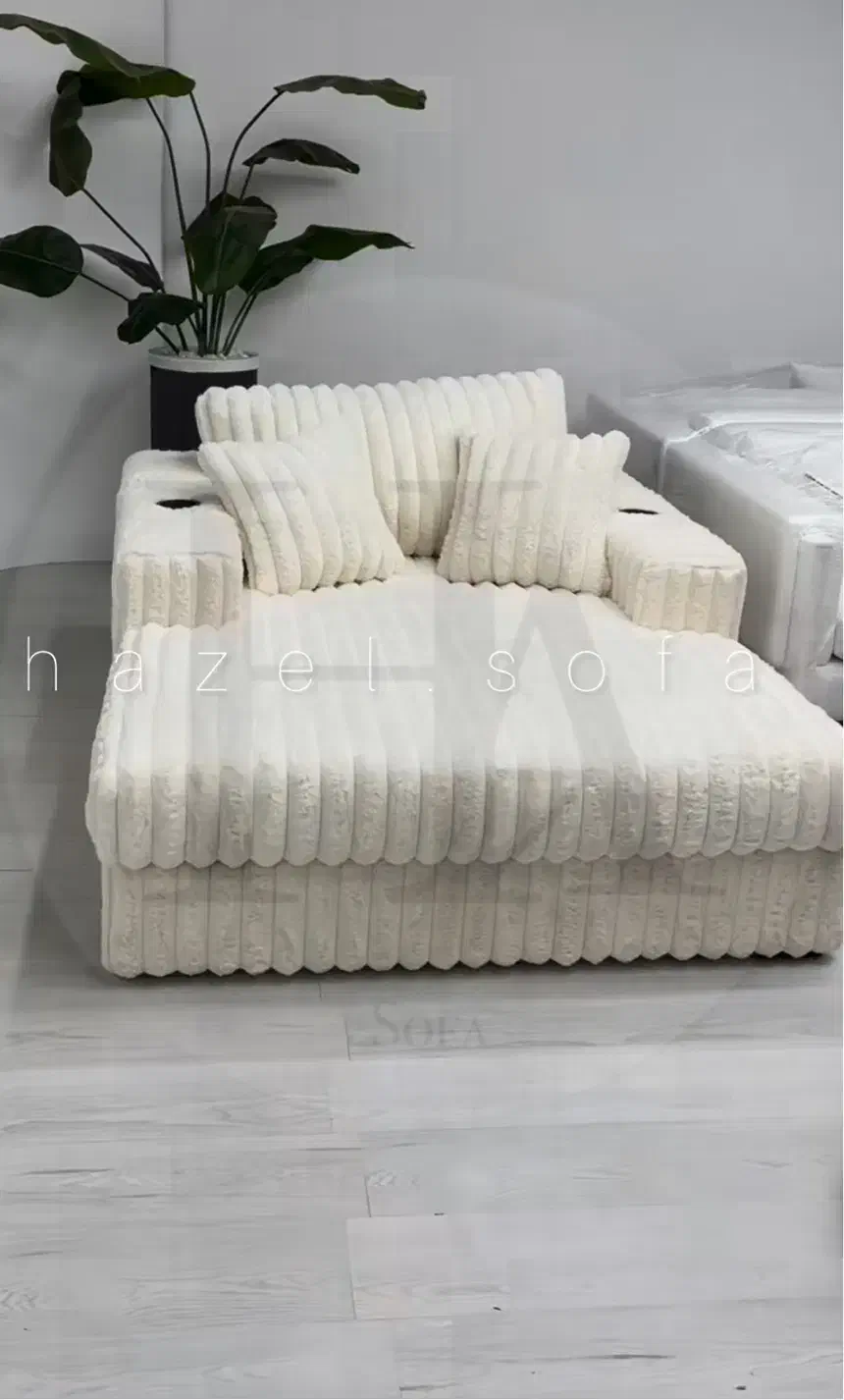 مبل مدل لم لَش با پارچه ایتالیایی(هازل)|مبلمان خانگی و میز عسلی|قشم, |دیوار