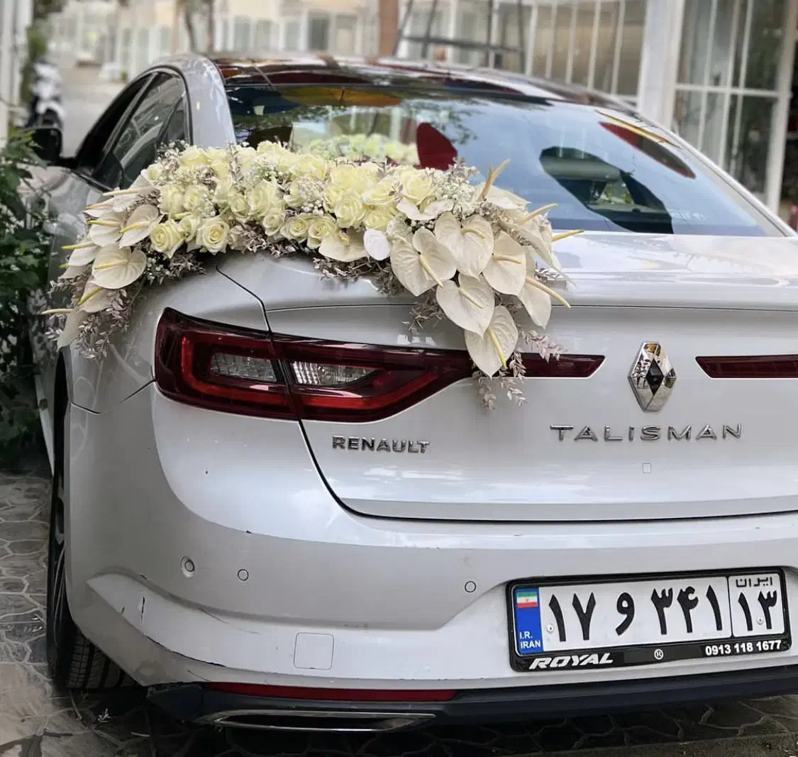 گل آرایی ماشین عروس  و دسته گل عروس در محل ‌گل|خدمات پذیرایی، مراسم|شیراز, زند|دیوار