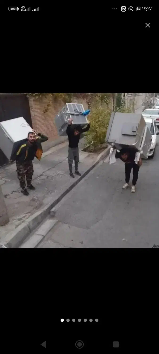 حمل بار و اثاثیه منزل کارگرخالی بسته بندی با تضمین|خدمات حمل و نقل|رباطکریم, رباطکریم|دیوار