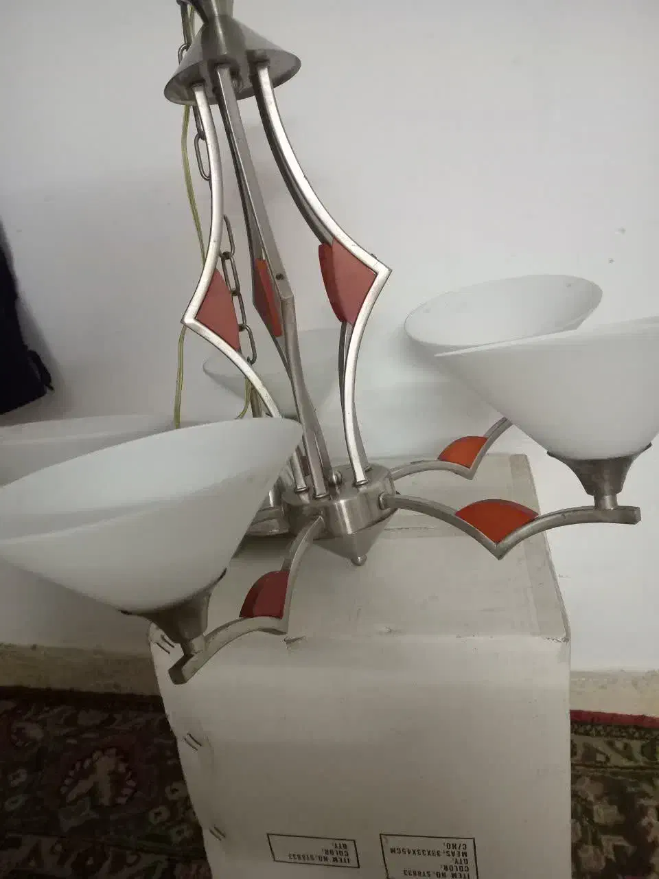 لوستر وآباژور و آویز خواب|لوستر و چراغ آویز|آمل, |دیوار