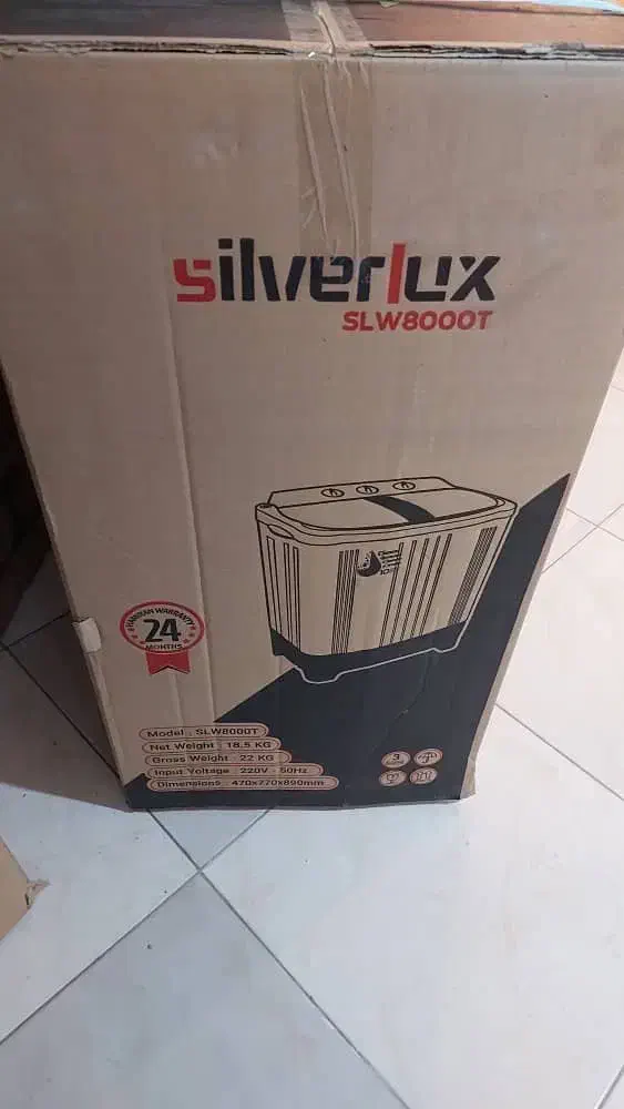 لباسشویی دوقلو سیلورلوکس آکبند|ماشین لباسشویی و خشککن لباس|تهران, منیریه|دیوار