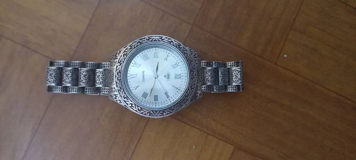 ساعت نقره مردانه نو|ساعت|هرسین, |دیوار