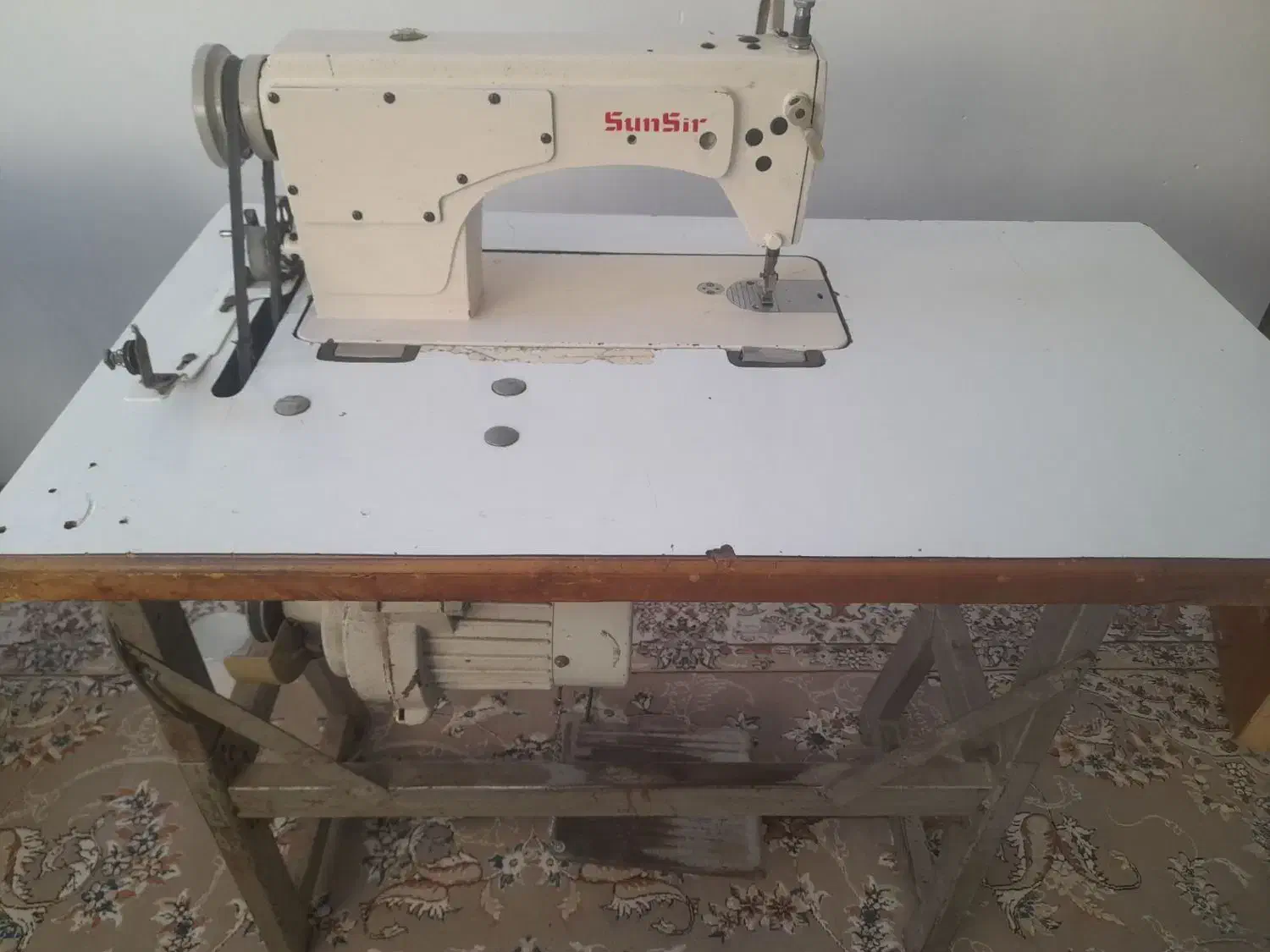 چرخ راسته دوز و سردوز۵ نخ|چرخ خیاطی و ریسندگی|نیشابور, طالقانی|دیوار