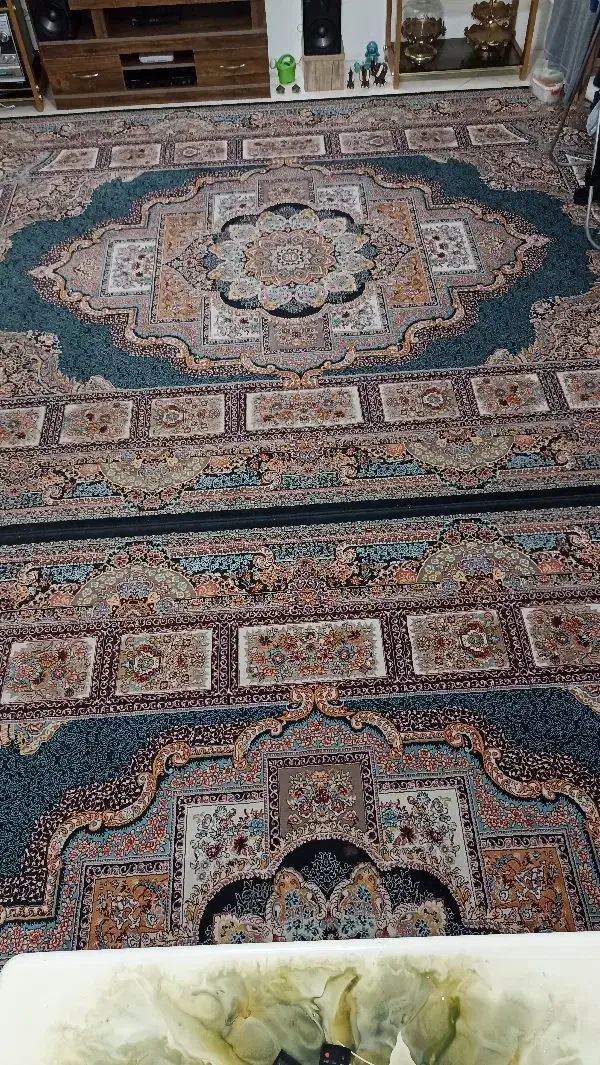 فرش طرح حوض نقره سرمه ای ۱۲۰۰ شانه تراکم ۳۶۰۰|فرش|مشهد, شهرک امام هادی (شهرک غرب)|دیوار