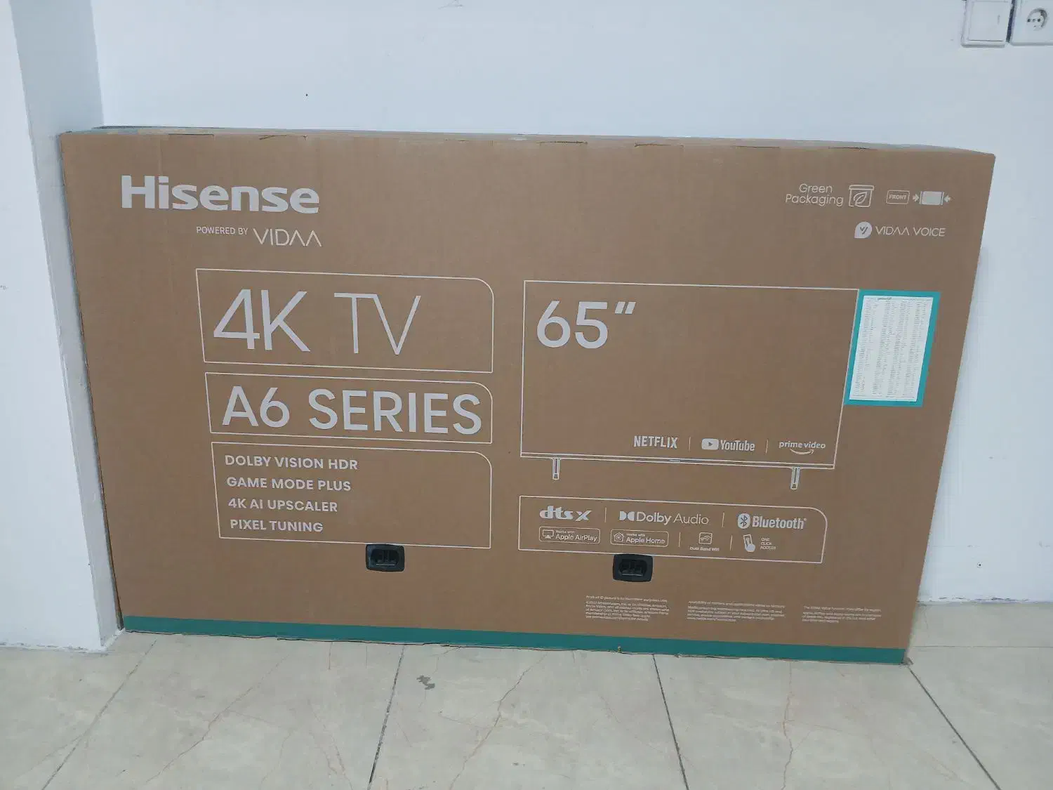 تلویزیون هایسنس ۶۵ اینچ زیر قیمت فقط نقد|تلویزیون و پروژکتور|شوشتر, |دیوار