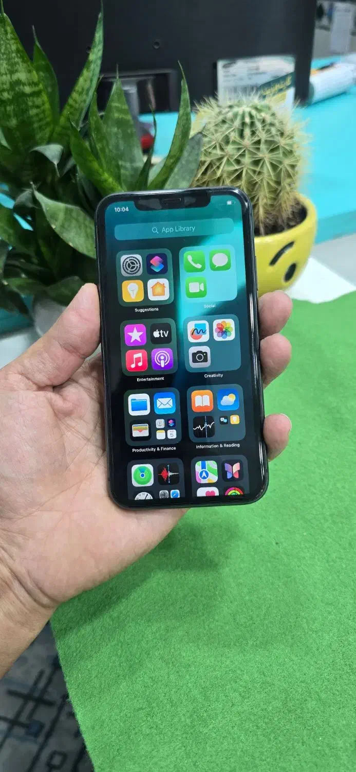 گوشی آیفون 11 دوسیم باطری 100|موبایل|بجنورد, |دیوار