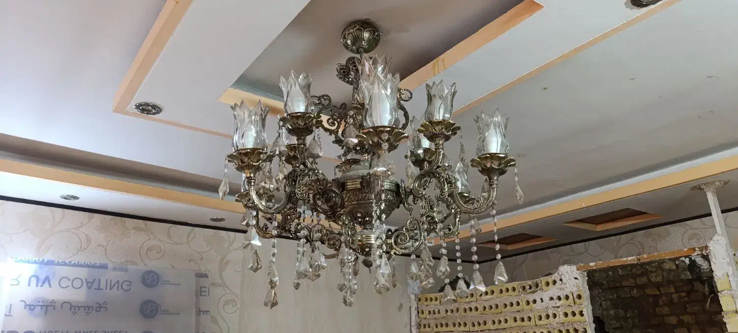 لوستر12 شعله و 10شعله|لوستر و چراغ آویز|مشهد, فاطمیه|دیوار