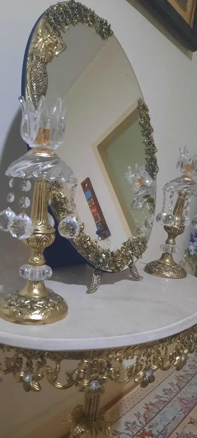 آینه و شمعدان|صنایع دستی و سایر لوازم تزئینی|تهران, اقدسیه|دیوار