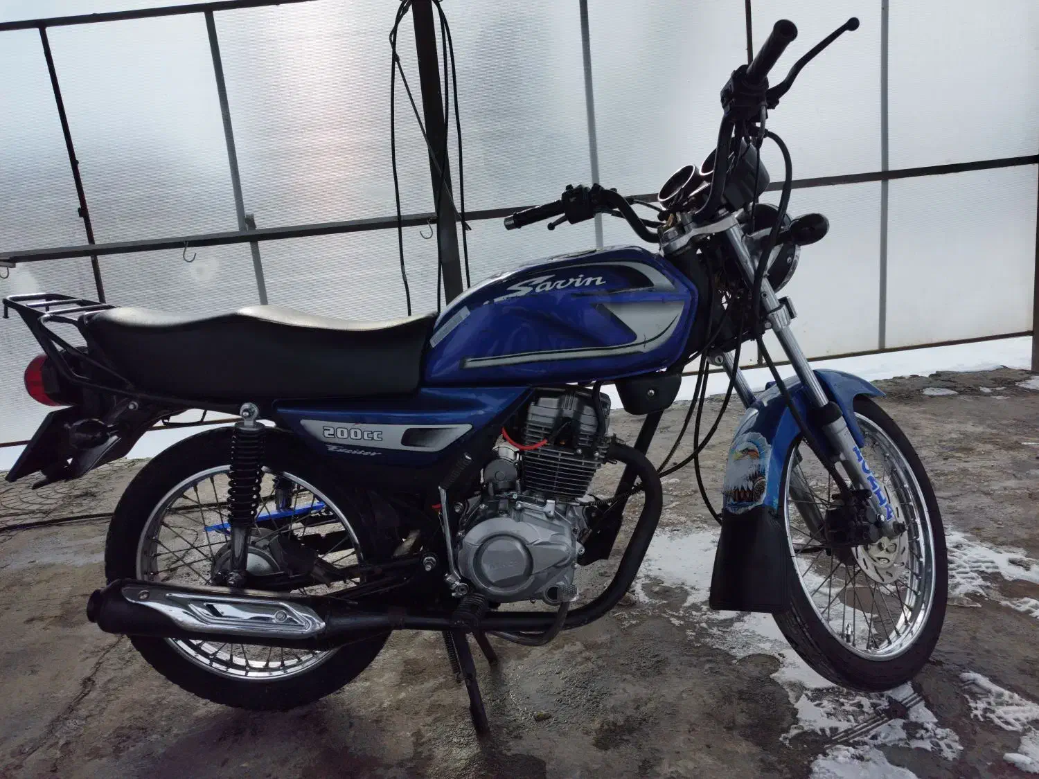 موتور 200 ساوین mkz|موتورسیکلت|سیلوانه, |دیوار