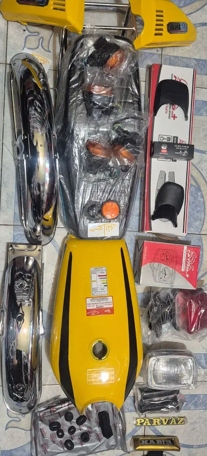 پک اقتصادی بازسازی موتورسیکلت|قطعات یدکی و لوازم جانبی|شیراز, شهرک گلستان|دیوار