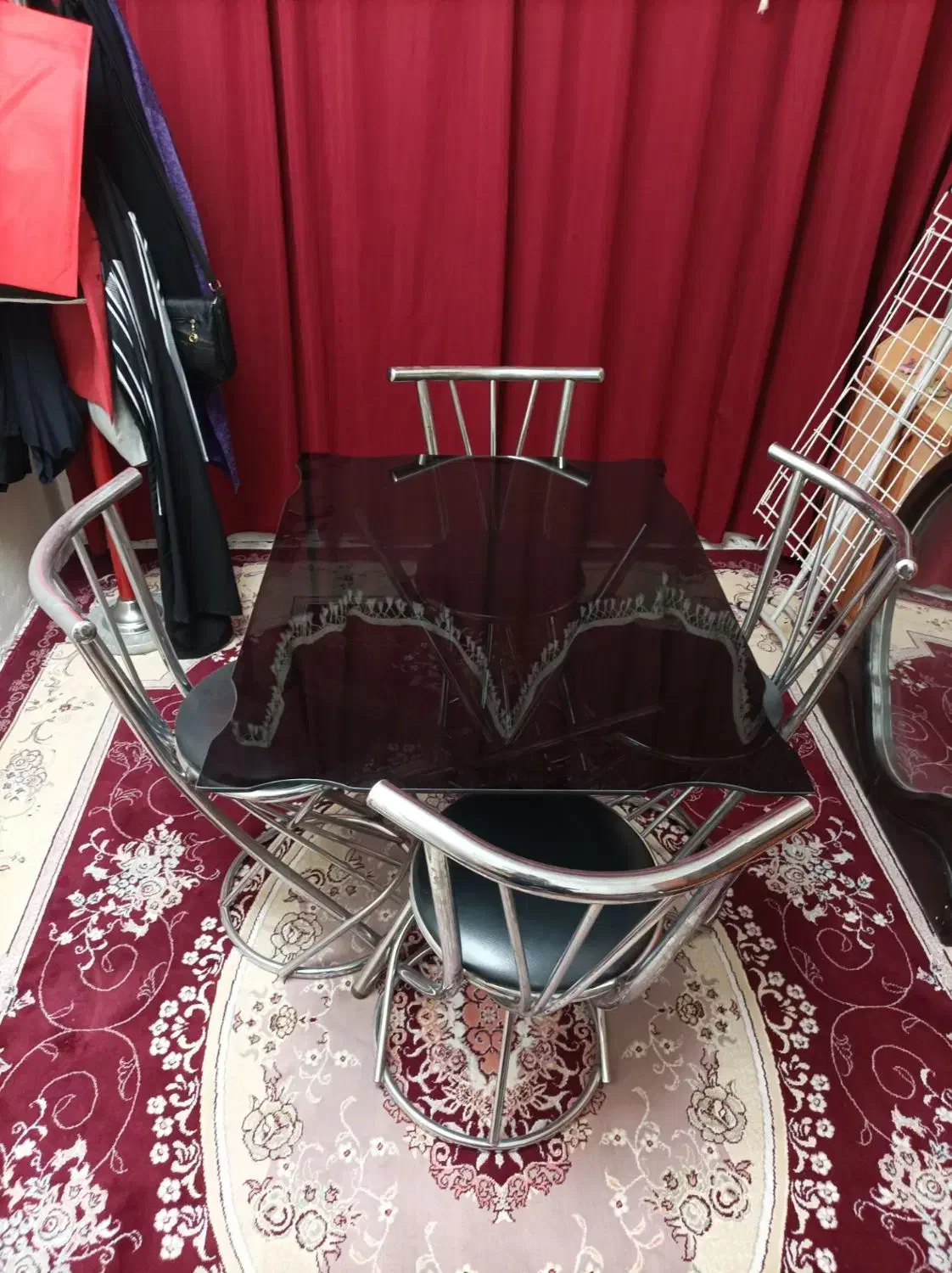 میز ناهار خوری 4نفره|میز و صندلی غذاخوری|رباطکریم, رباطکریم|دیوار