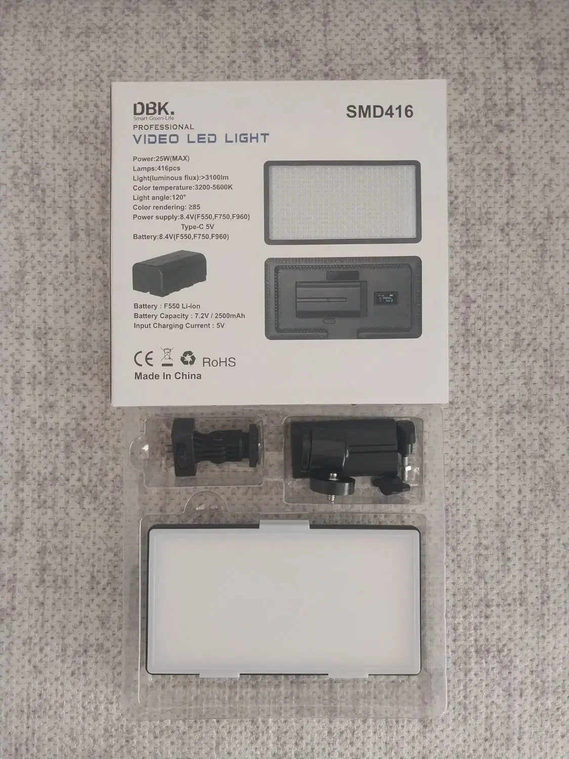 رینگ لایت و نور ثابت ال ای دی روی دوربینی|دوربین عکاسی و فیلمبرداری|شیراز, عفیفآباد|دیوار