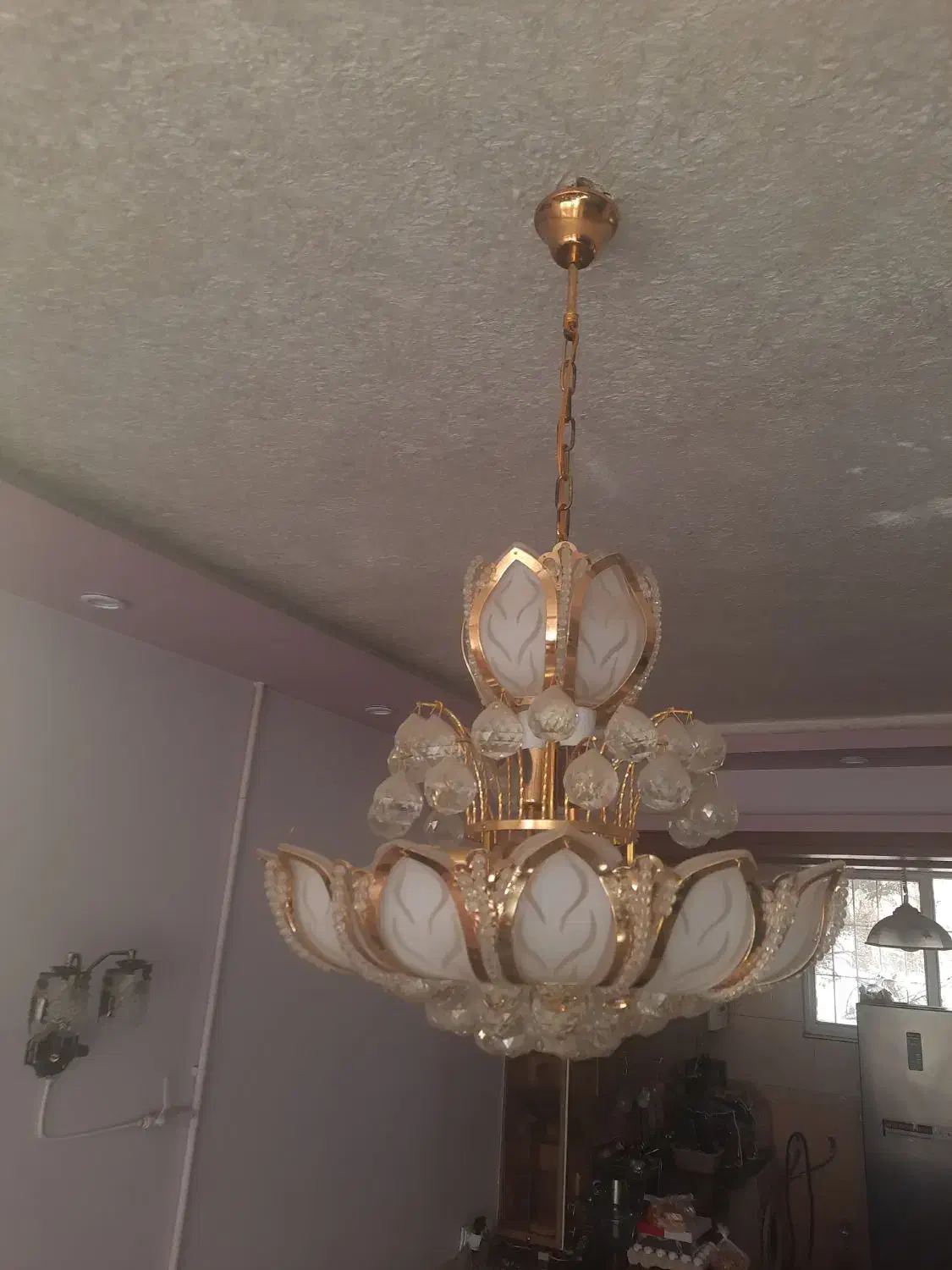 لوستر آویز|لوستر و چراغ آویز|کرمان, |دیوار