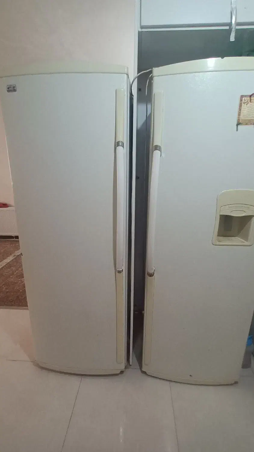 یخچال دو قلو الکترو استیل|یخچال و فریزر|هشتگرد, فاز ۱ مهستان|دیوار