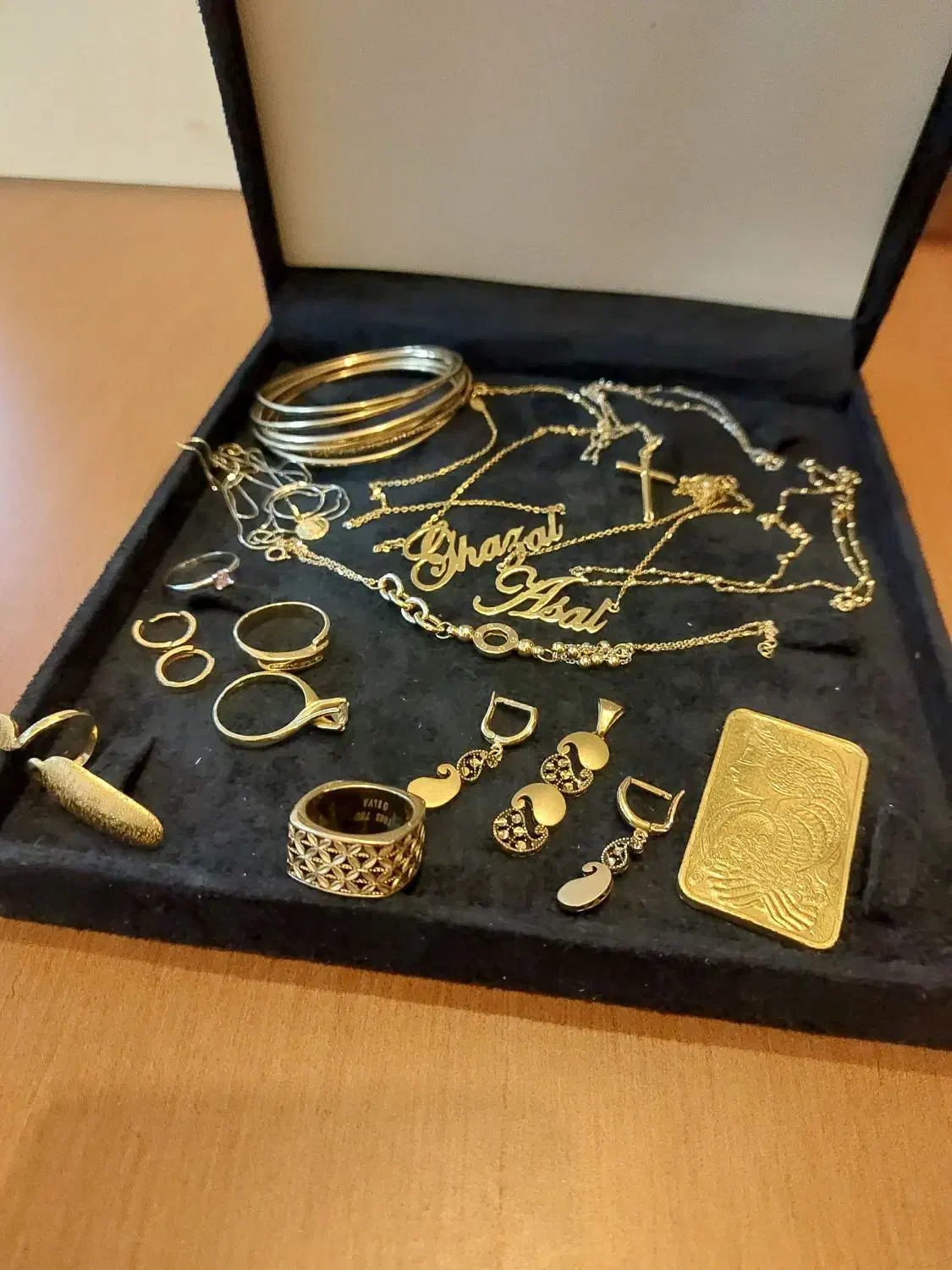 النگو انگشتر نیم ست دستبند گوشواره شمش و...|جواهرات|مشهد, رضاشهر|دیوار